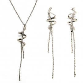 Mini parure in Argento925 a spirale