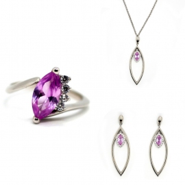 Parure completa Pink Eyes